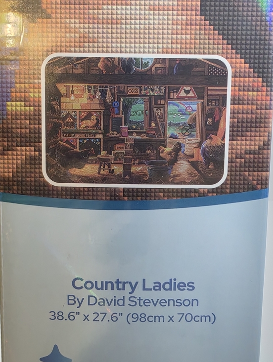 ダイヤモンドアートクラブCountry Ladies Diamond Art Club - Country Ladies by David Stevenson - NEW SEALED